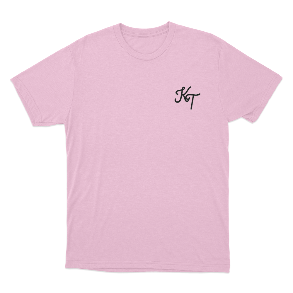KT Signature Logo Unisex T Shirt Pink KT Signature Logo Unisex T Shirt Pink
