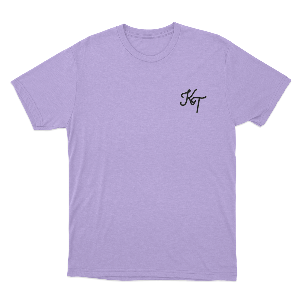 KT Signature Logo Unisex T Shirt Purple KT Signature Logo Unisex T Shirt Purple