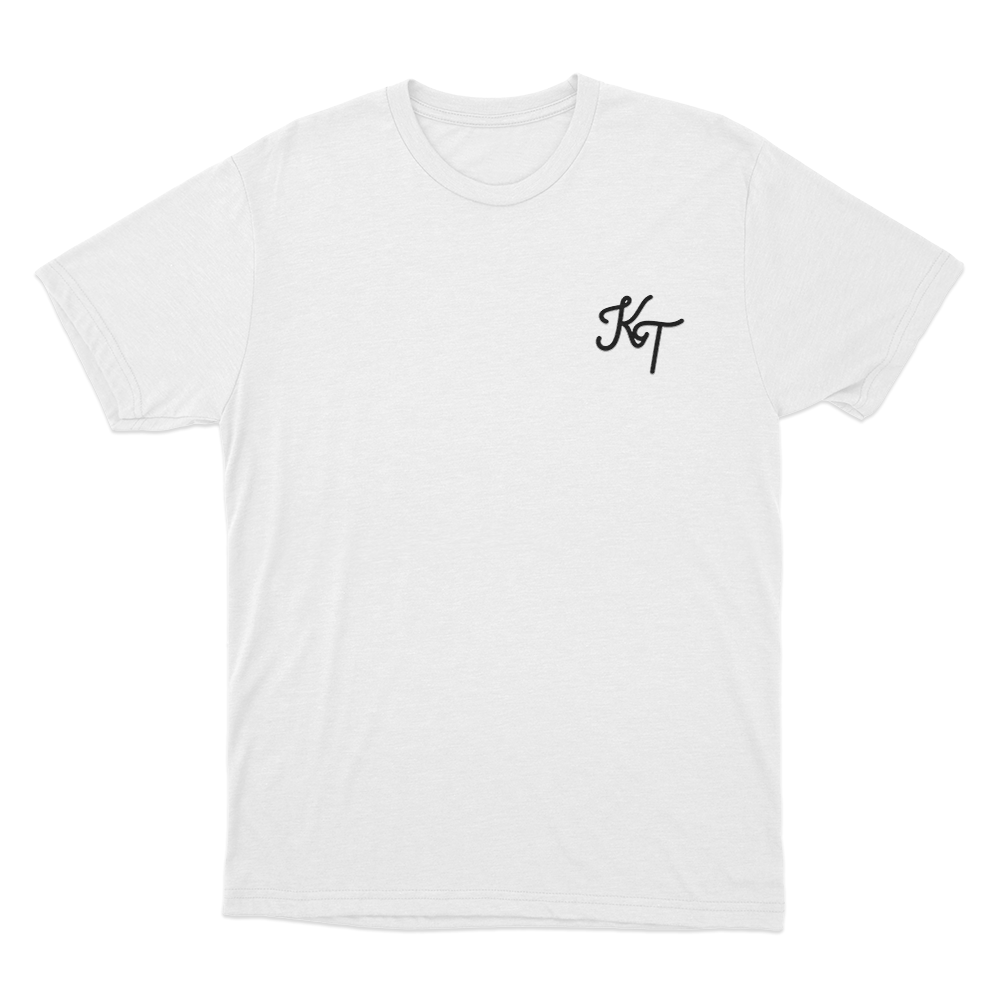 KT Signature Logo Unisex T Shirt White KT Signature Logo Unisex T Shirt White