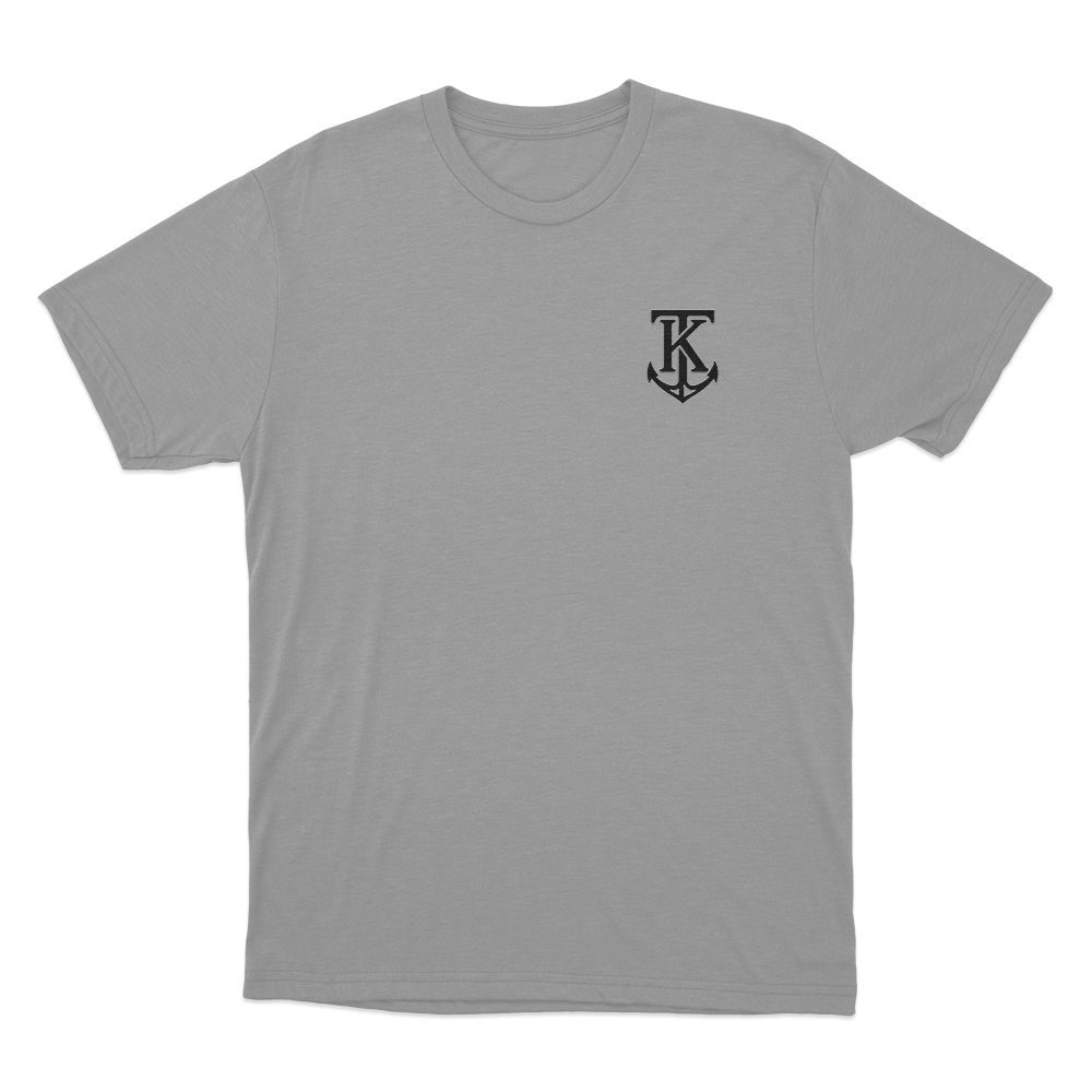 Kai Trump Anchor TK Logo Unisex T Shirt Grey Kai Trump Anchor TK Logo Unisex T Shirt Grey