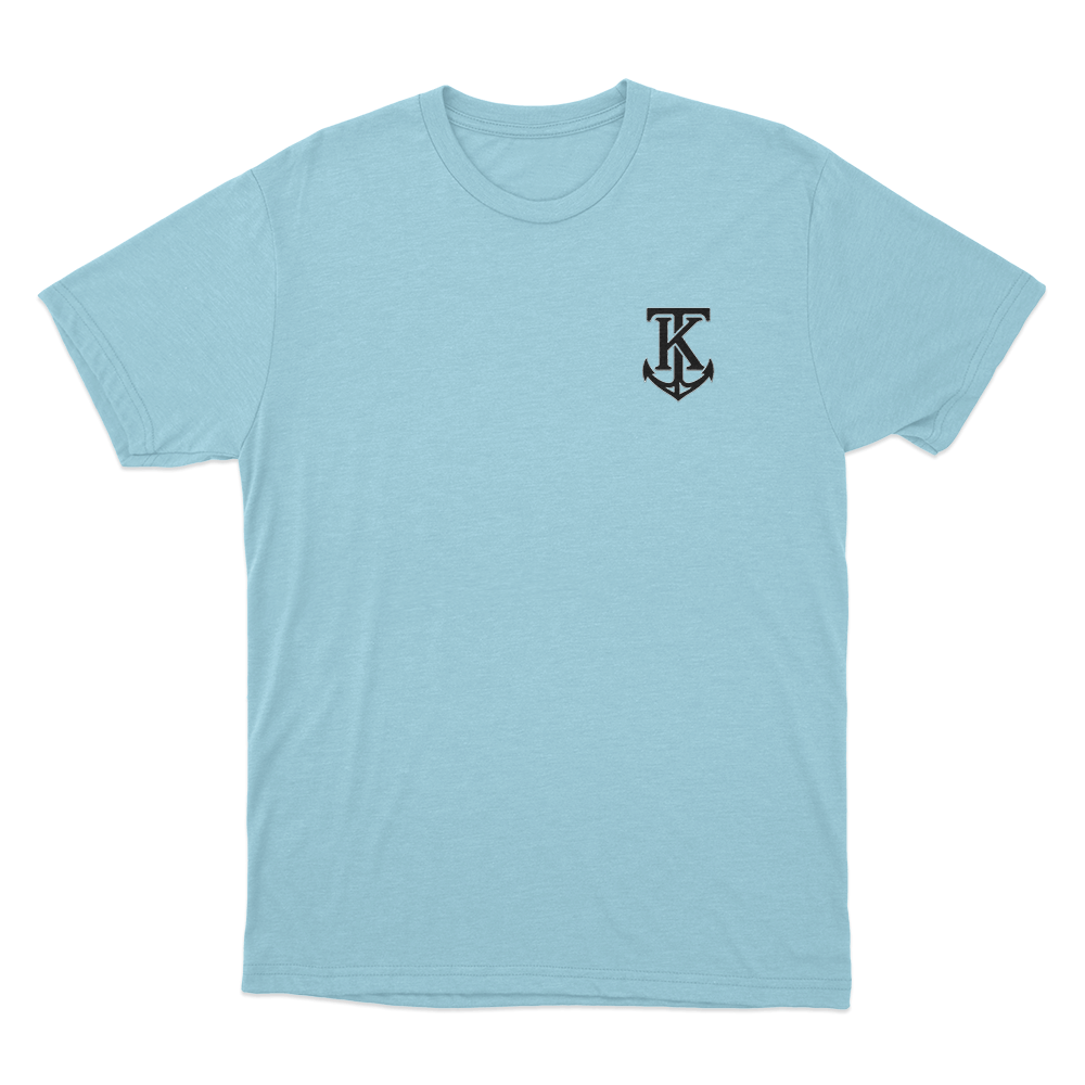 Kai Trump Anchor TK Logo Unisex T Shirt Sky Blue Kai Trump Anchor TK Logo Unisex T Shirt Sky Blue