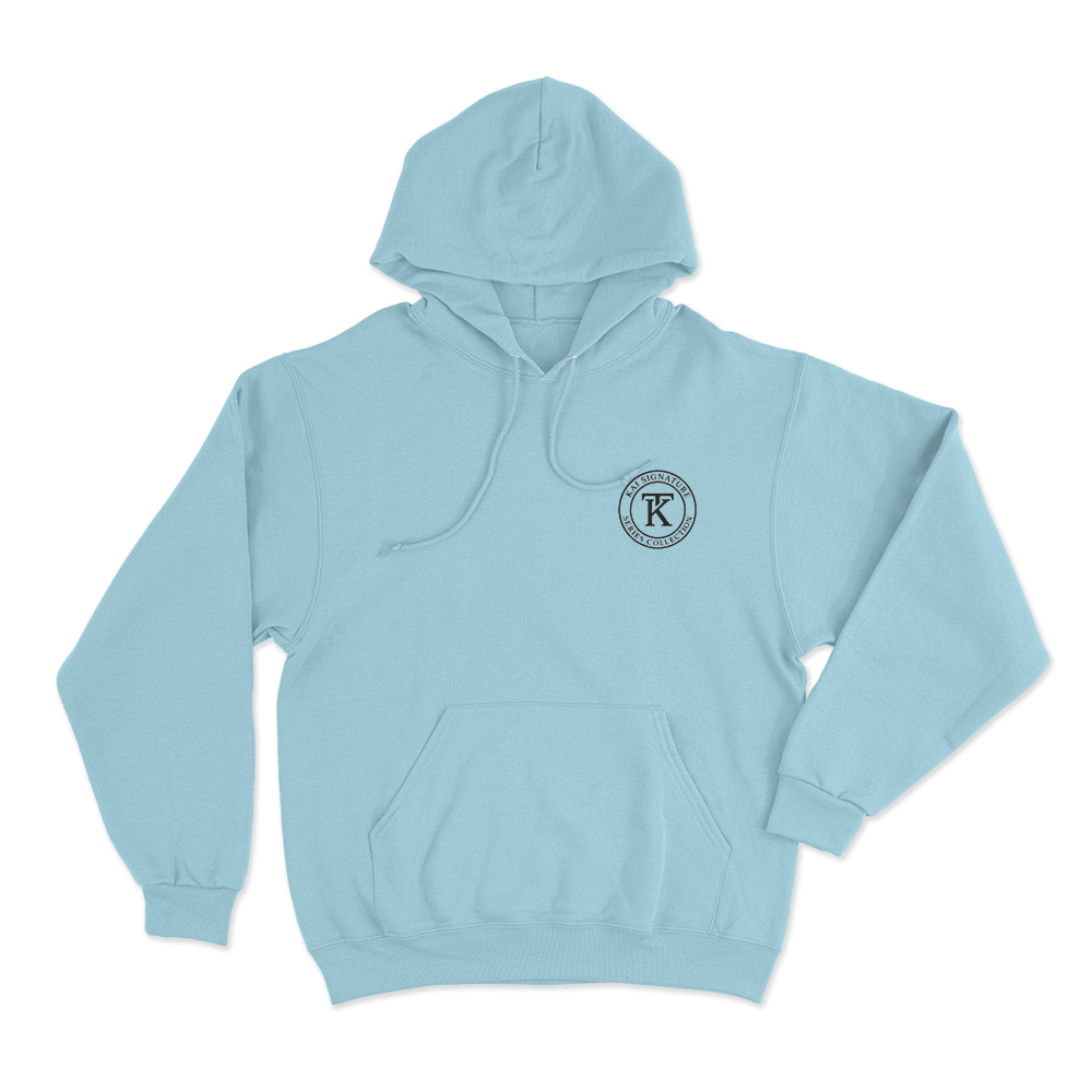 Kai Trump Emblem Unisex Hoodie Sky Blue Kai Trump Emblem Unisex Hoodie Sky Blue