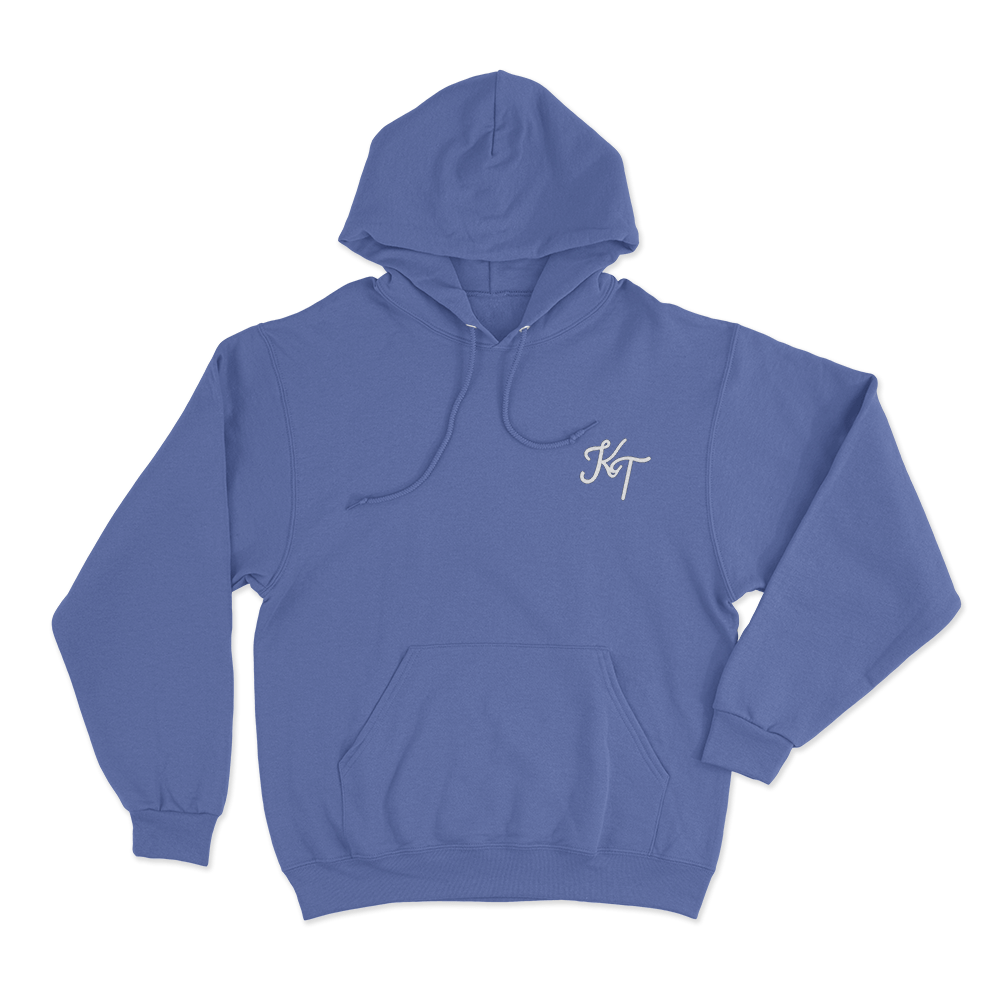 Kai Trump Signature KT Logo Unisex Hoodie Blue Kai Trump Signature KT Logo Unisex Hoodie Blue
