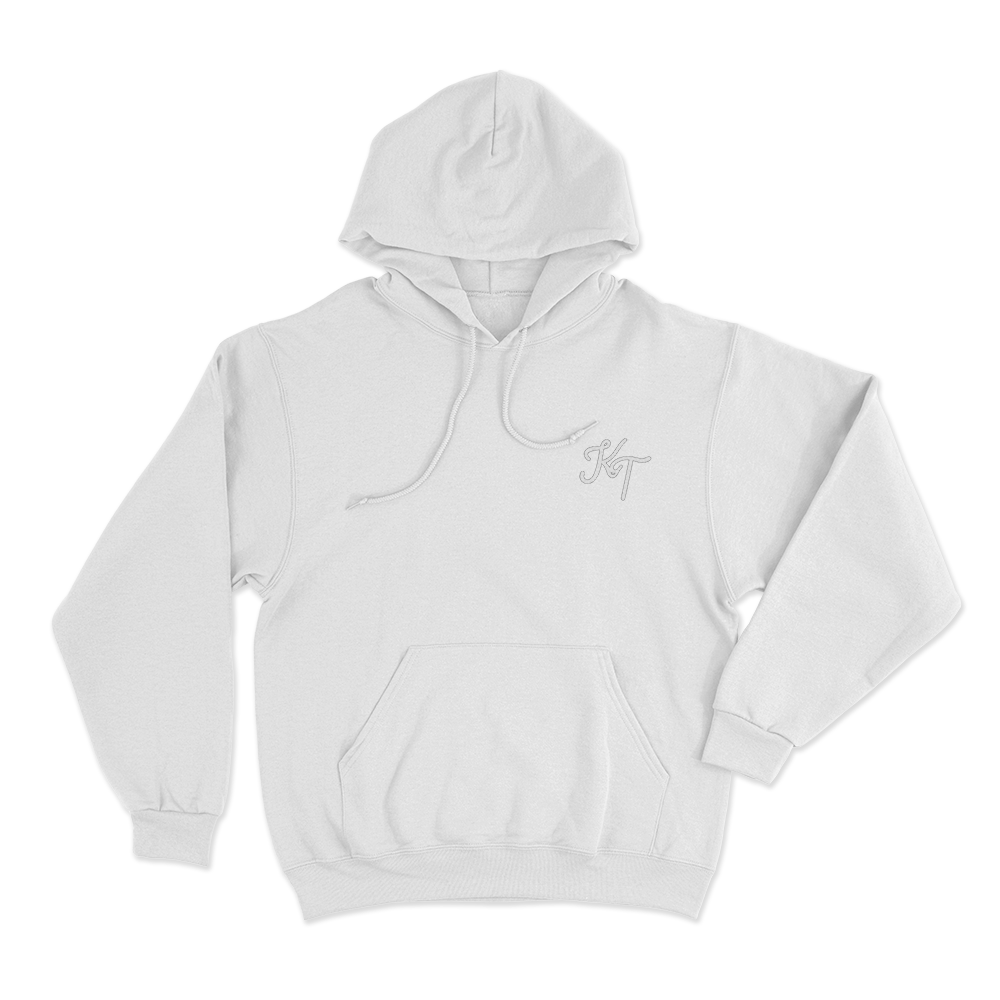 Kai Trump Signature KT Logo Unisex Hoodie White Kai Trump Signature KT Logo Unisex Hoodie White